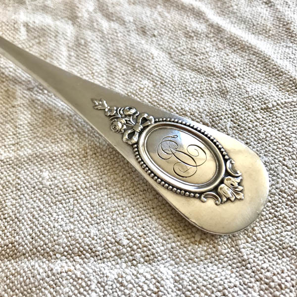 Couverts Metal Argente Decor Fleur Couverts Metal Argente Decor Fleur