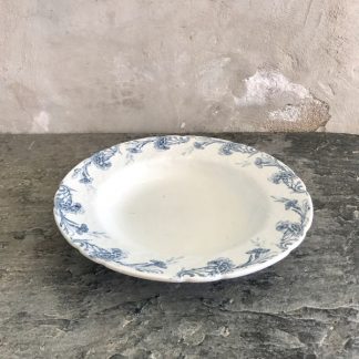 assiette faïence Lunéville modèle Kléber