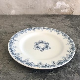 assiette faïence Lunéville