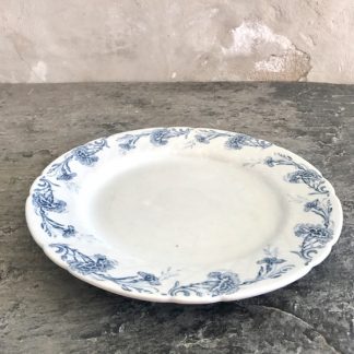 assiette faïence plate Lunéville modèle Kléber