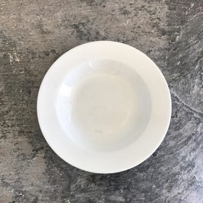 Grand plat blanc vintage en porcelaine