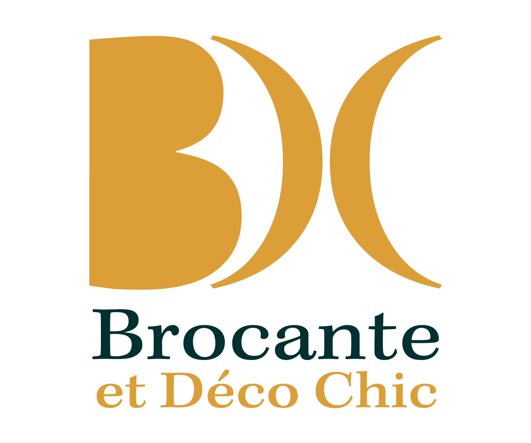 logo brocante et déco chic boutique en ligne