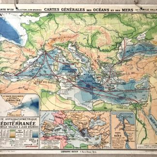 carte-scolaire-vintage-mediterranee-oceans-mers-2