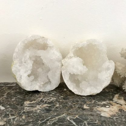 géode en cristal de roche