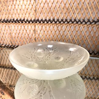 Coupe Art Déco, aux algues et oursins signée Sabino France
