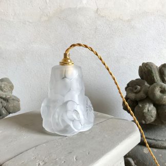 Lampe tulipe Art Déco signée Degué Compiègne