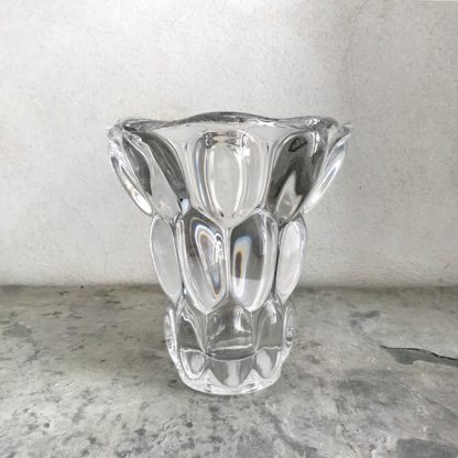 Vase ancien en cristal de Sèvres modèle étrusque