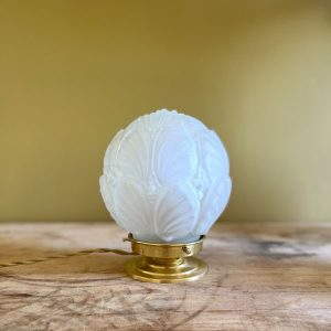 Lampe globe "Papillon" Art Déco