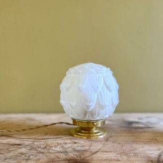 Lampe globe Art Déco brocante