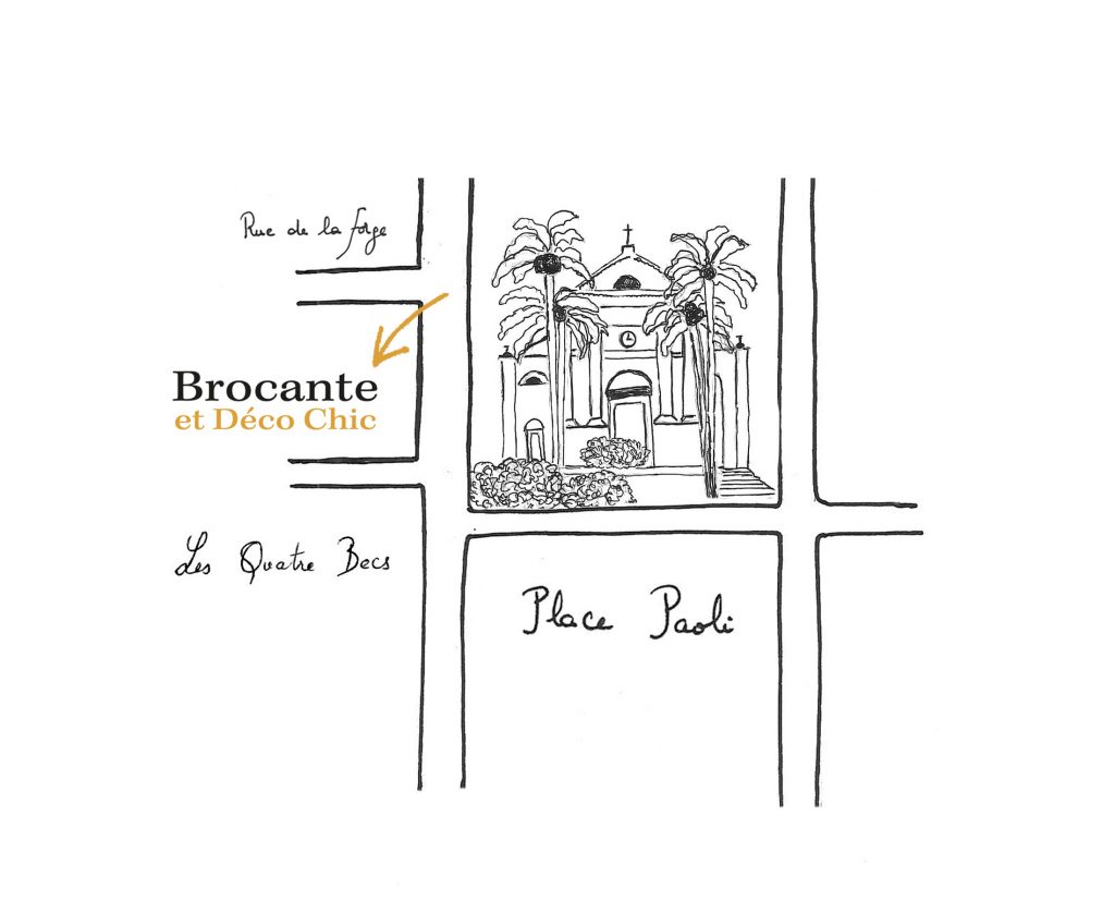 Boutique Brocante et Déco Chic, 9 Place Paoli, 20220 L'Ile-Rousse