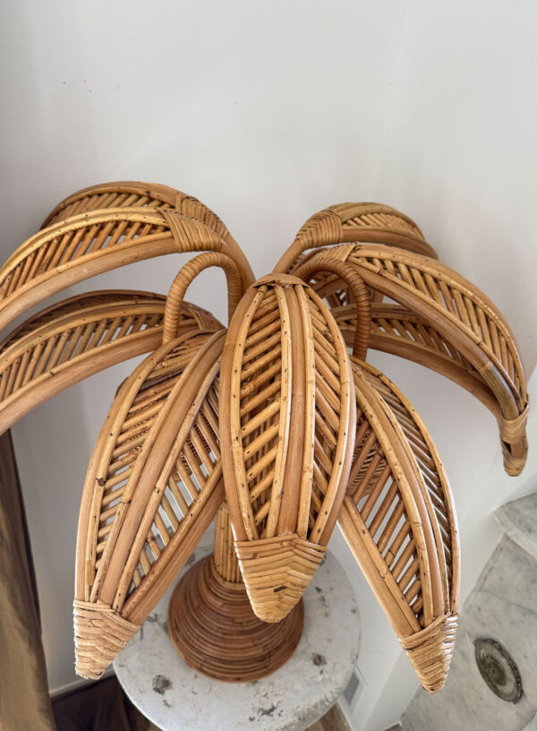 Lampe de table cocotier en rotin – Image 5