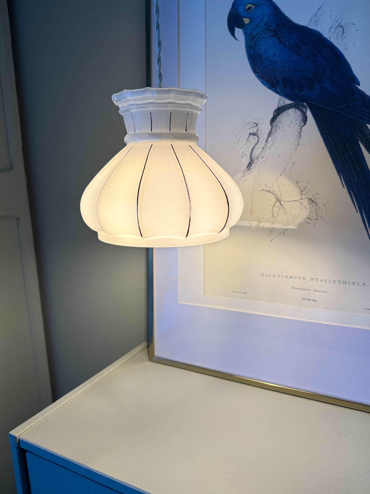 Lampe baladeuse "filets dorés" – Image 2