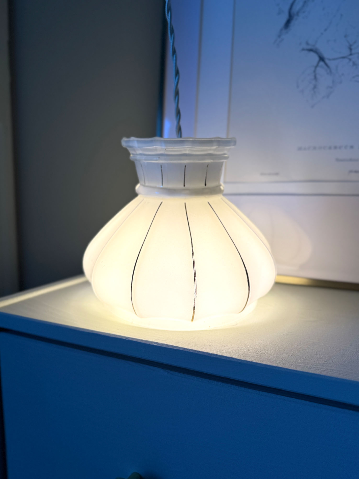 Lampe baladeuse "filets dorés" – Image 5